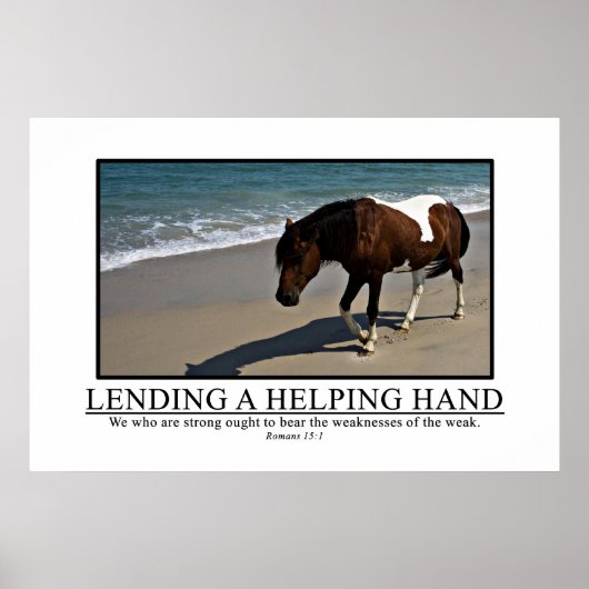 De sterken moeten de zwakken helpen poster (Voorkant)