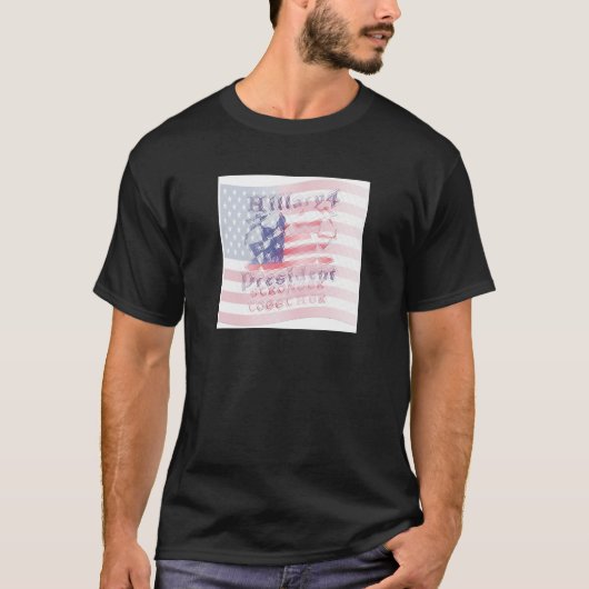 De sterkere samen V.S. Hillary 4 President T-shirt (Voorkant)