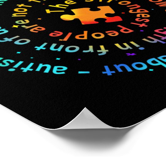 De sterkste bekendheid van de Butterfly-autisme Poster (Hoek)