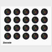 De sterkste bekendheid van de Butterfly-autisme Ronde Sticker (Vel)