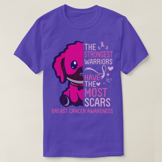 De sterkste krijgers hebben de meeste littekens t-shirt (Design voorkant)