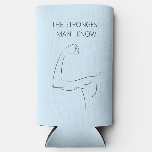 DE STERKSTE MAN DIE IK KEN SELTZER BLIKJESKOELER (Voorkant)