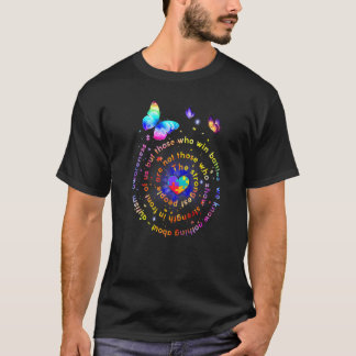 De Sterkste Mensen Puzzel Vlinder Autisme Bewust T-shirt