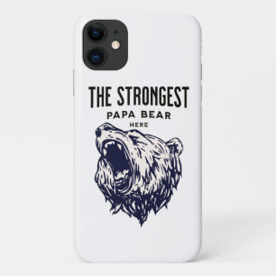 De sterkste papa Beer, vaders dag personaliseren Case-Mate iPhone Case