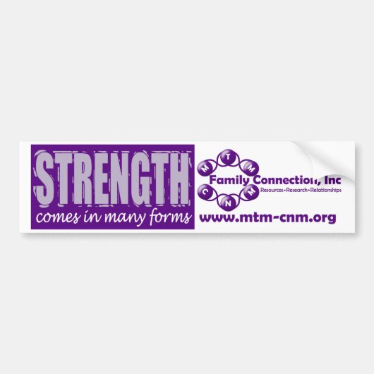 De sterkte van de Bumpersticker heeft vele vormen (Voorkant)
