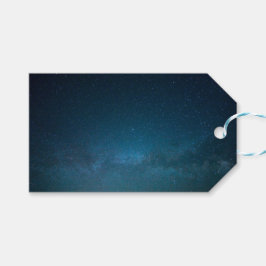 De sterren bij nacht cadeaulabel