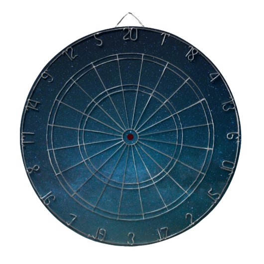 De sterren bij nacht dartbord (Voorkant)