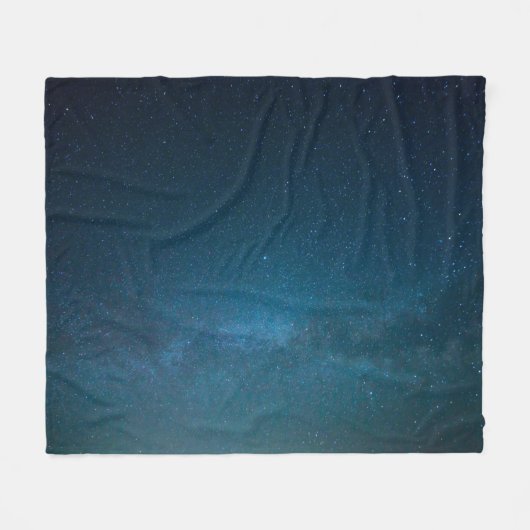 De sterren bij nacht fleece deken (Voorkant (Horizontaal))