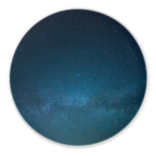 De sterren bij nacht keramische knop (Voorkant)