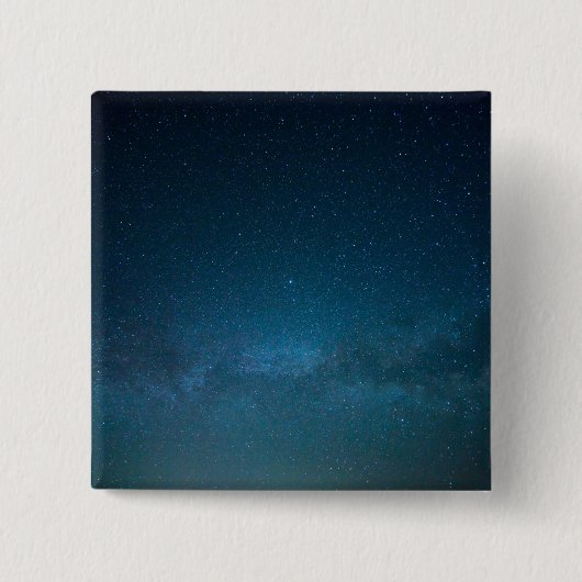 De sterren bij nacht vierkante button 5,1 cm (Voorkant)
