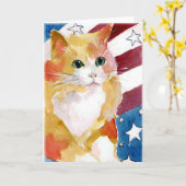 De Sterren & de Strepen van het Katje van de Kaart (Gele Bloem)