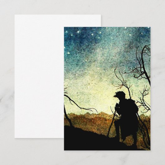 “De sterren die de natuur ophing” door Arthur Rack Bedankkaart (Voorkant / Achterkant)