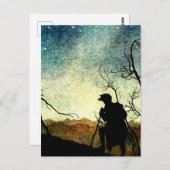 "De sterren die Natuur Hung" van Arthur Rackham Briefkaart (Voorkant / Achterkant)