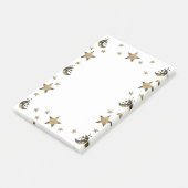 De sterren en de maan Post-it® notes 4 x 6 (Schuin)