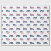 De sterren en strepen van Delaware Cadeaupapier (Vlak)