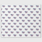 De sterren en strepen van Idaho Cadeaupapier (Vlak)