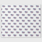 De sterren en strepen van Illinois Cadeaupapier (Vlak)