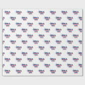 De sterren en strepen van Iowa Cadeaupapier (Vlak)