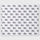 De sterren en strepen van Wisconsin Cadeaupapier (Vlak)