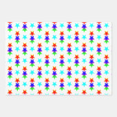 De sterren liggen uit inpakpapier vel (Voorkant)