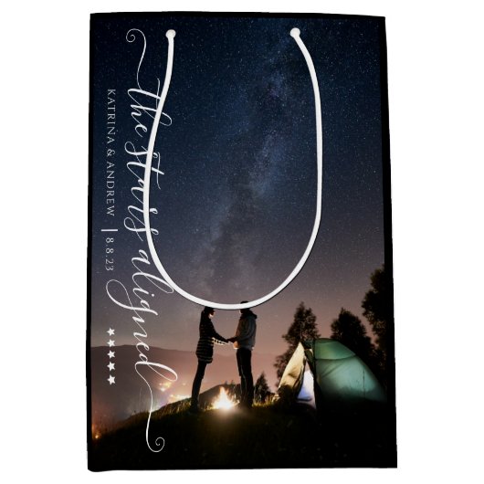 De sterren stonden op één lijn Fotocadeautas Medium Cadeauzakje (Voorkant)