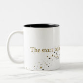 De sterren tweekleurige koffiemok (Links)