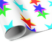 De Sterren Uitlijnen, Kleurrijke Leuke Verjaardag Cadeaupapier (Rol Hoek)