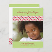 De Sterren van de amaryllis:: Het Briefkaart van (Voorkant / Achterkant)