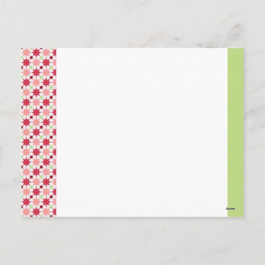 De Sterren van de amaryllis:: Het Briefkaart van (Achterkant)