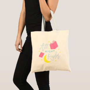 De Sterren van de maan en de Roze Lezer van Boeken Tote Bag