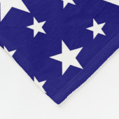 De sterren van de partij op Blauw Fleece Deken (Hoek)
