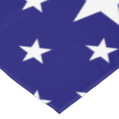 De sterren van de partij op Blauw Tafelkleed (Gekanteld)