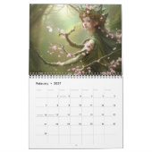De sterren van de seizoenskalender kalender (Feb 2027)