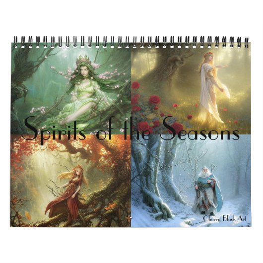 De sterren van de seizoenskalender kalender (Hoes)