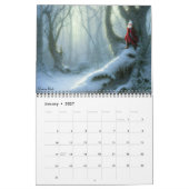 De sterren van de seizoenskalender kalender (Jan 2027)