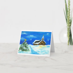 De Sterren van de Sneeuw van de Kunst van het Feestdagen Kaart