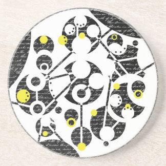 De sterren zijn achtergelaten zandsteen onderzetter