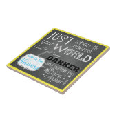 De sterren zijn Inspirerend keramische tegels Tegeltje (Zijkant)