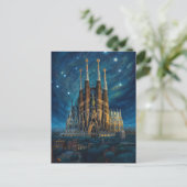 De sterrendroom van Gaudi | Barcelona Sagrada Fami Briefkaart (Staand voorkant)