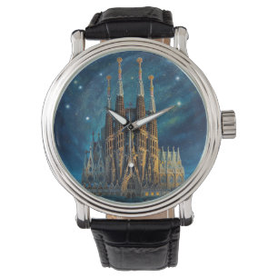 De sterrendroom van Gaudi Barcelona Sagrada Fami Horloge