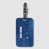 De sterrenhemel illustratie Gepersonaliseerd Bagagelabel (Voorkant (verticaal))