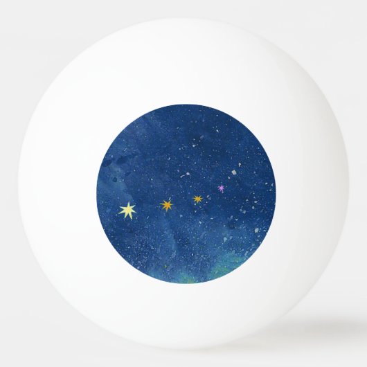 De sterrenhemel pingpongbal (Voorkant)