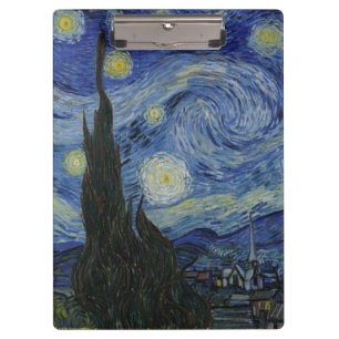 De sterrenhemel van Vincent Van Gogh Klembord