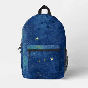 De sterrenhemelillustratie bedrukte rugzak