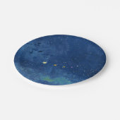 De sterrenhemelillustratie papieren bordje (Gekanteld)