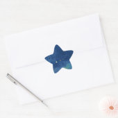 De sterrenhemelillustratie ster sticker (Envelop)