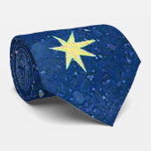 De sterrenhemelillustratie stropdas (Opgerold)
