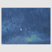 De sterrenhemelillustratie tissuepapier (Voorkant)