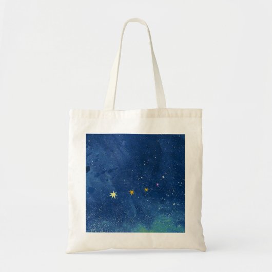 De sterrenhemelillustratie tote bag (Voorkant)