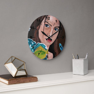 De Sterrenkruising Geliefde Schilderij door Alfred Grote Klok
